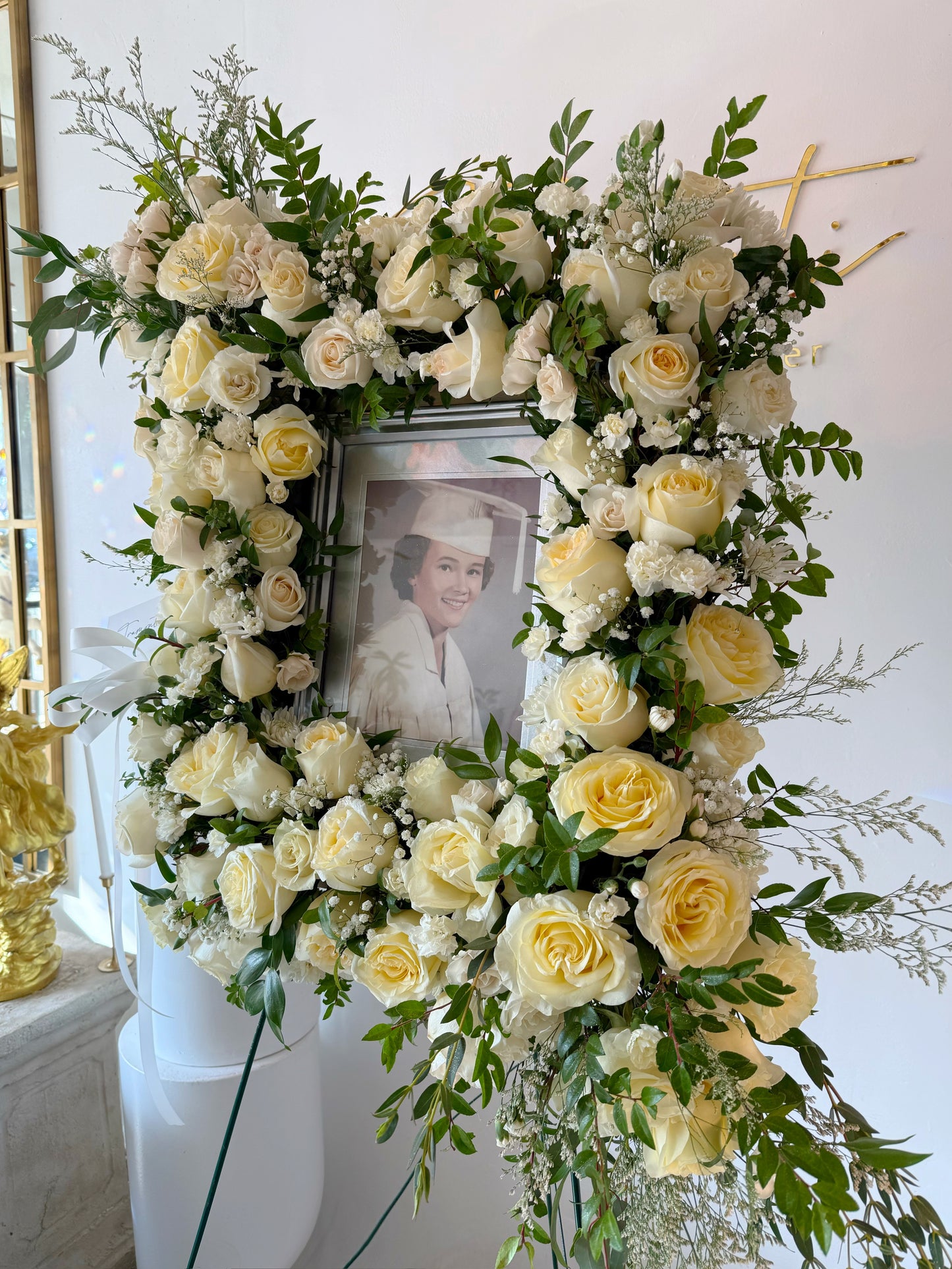 Standing Spray Frame of Loving Memories