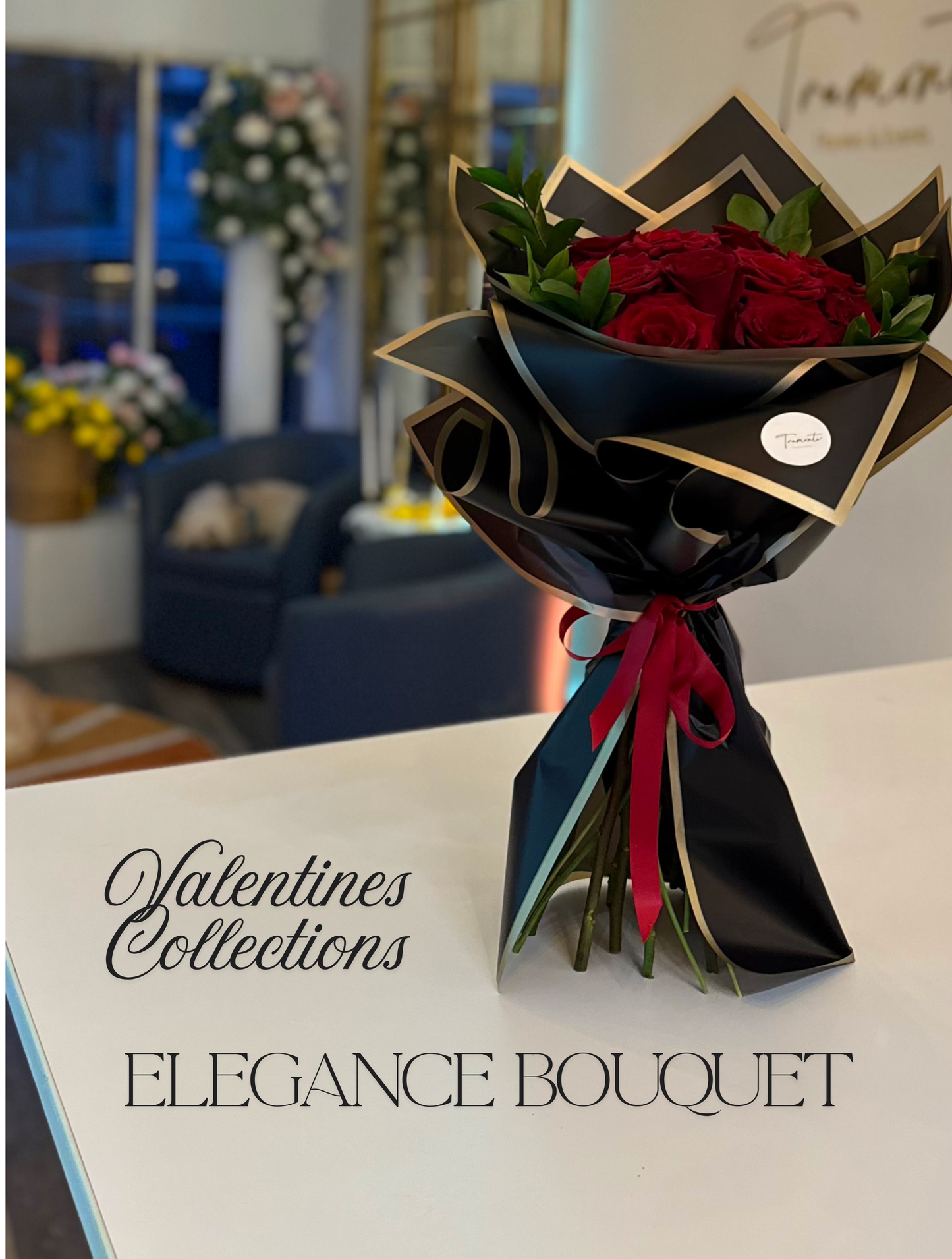 Elegance Bouquet 12 roses