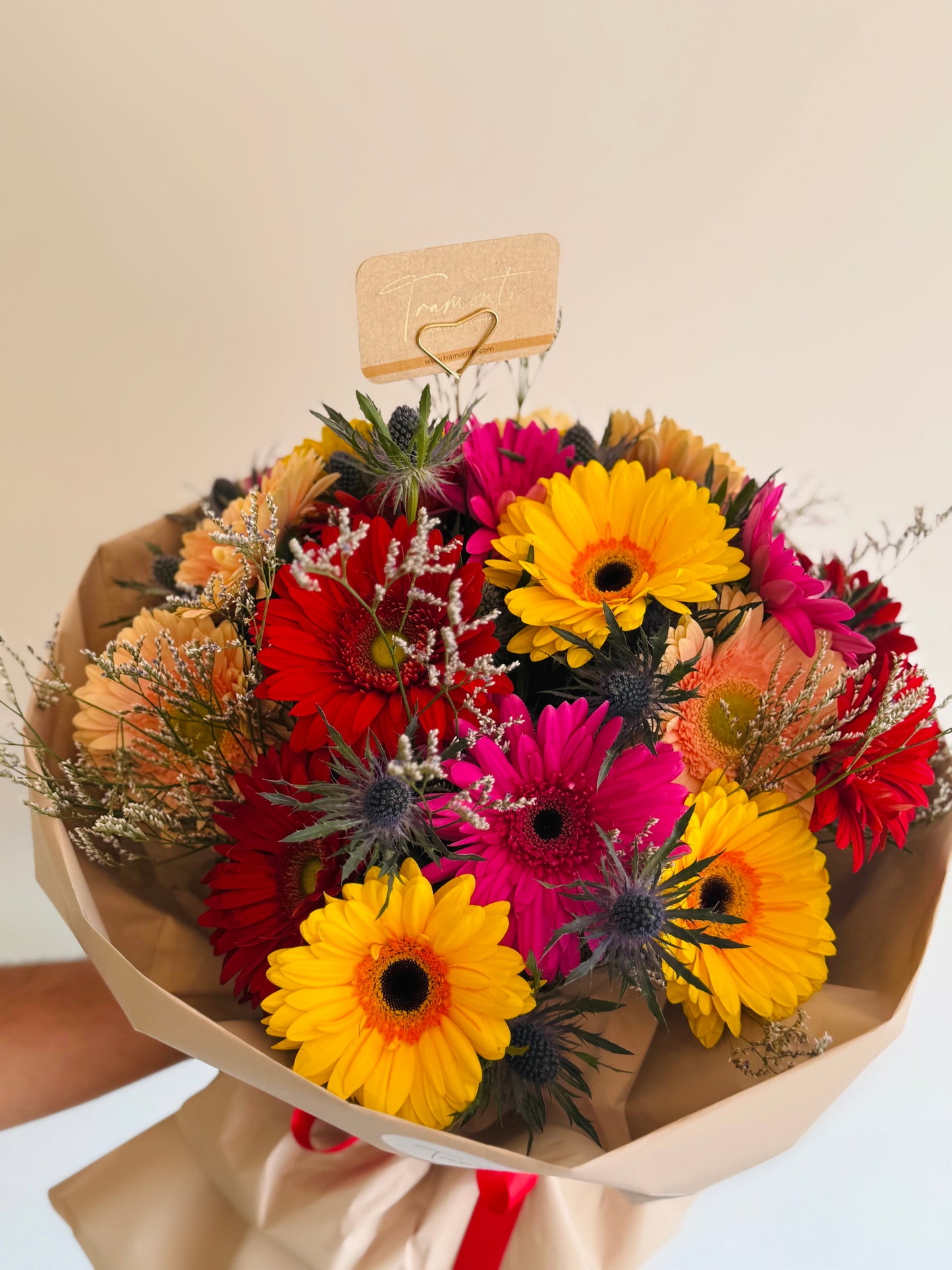 Gerberas in Spring Bouquet