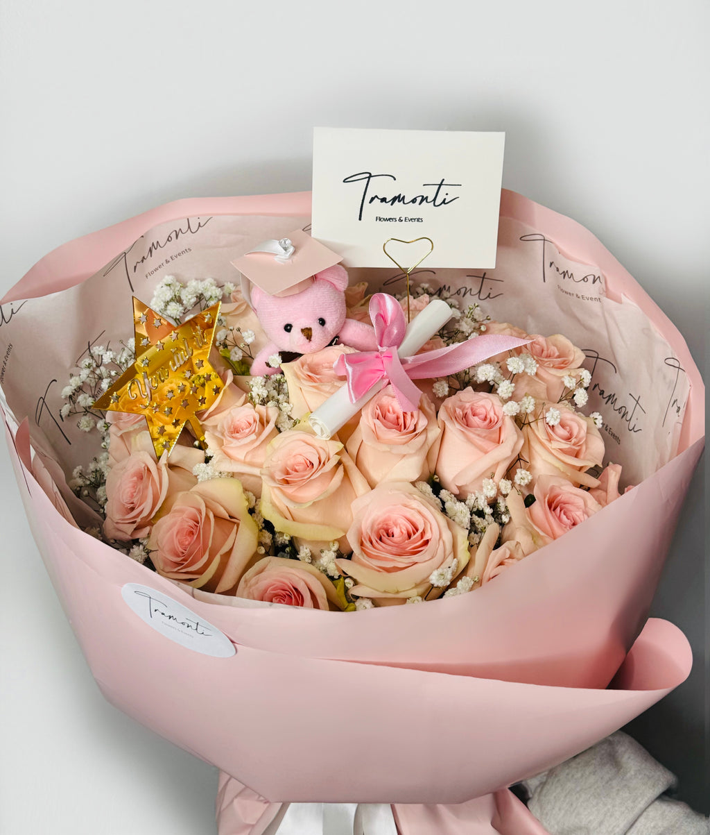 Proud in Pink Graduation Bouquet