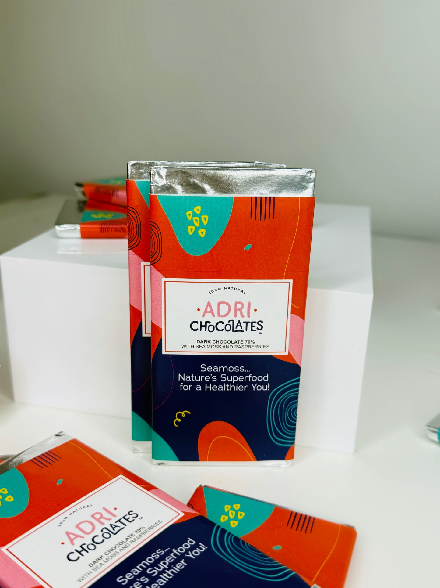 Milk Chocolate With Sea Moss – 70% Real Chocolate