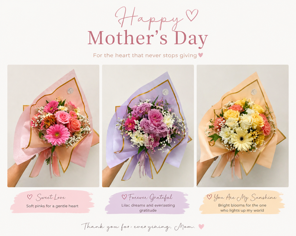 Pastel color bouquet