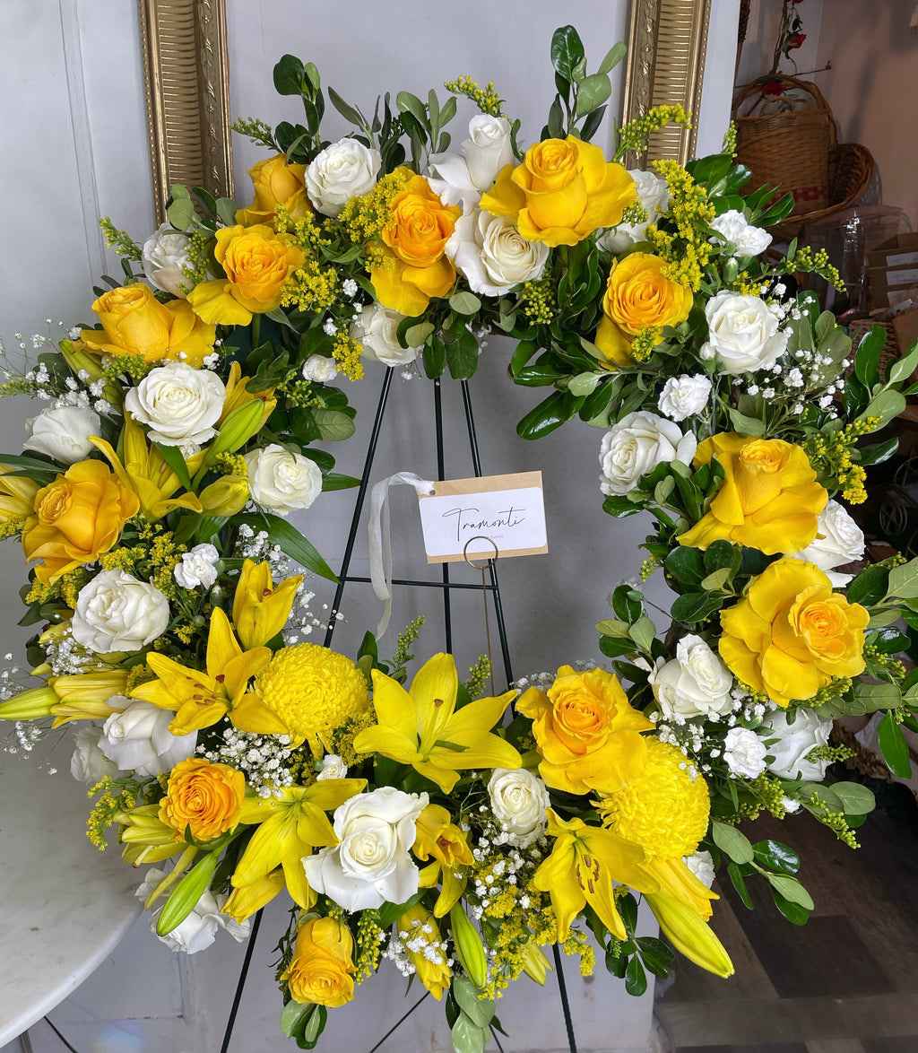 Vibrant Sympathy Wreath