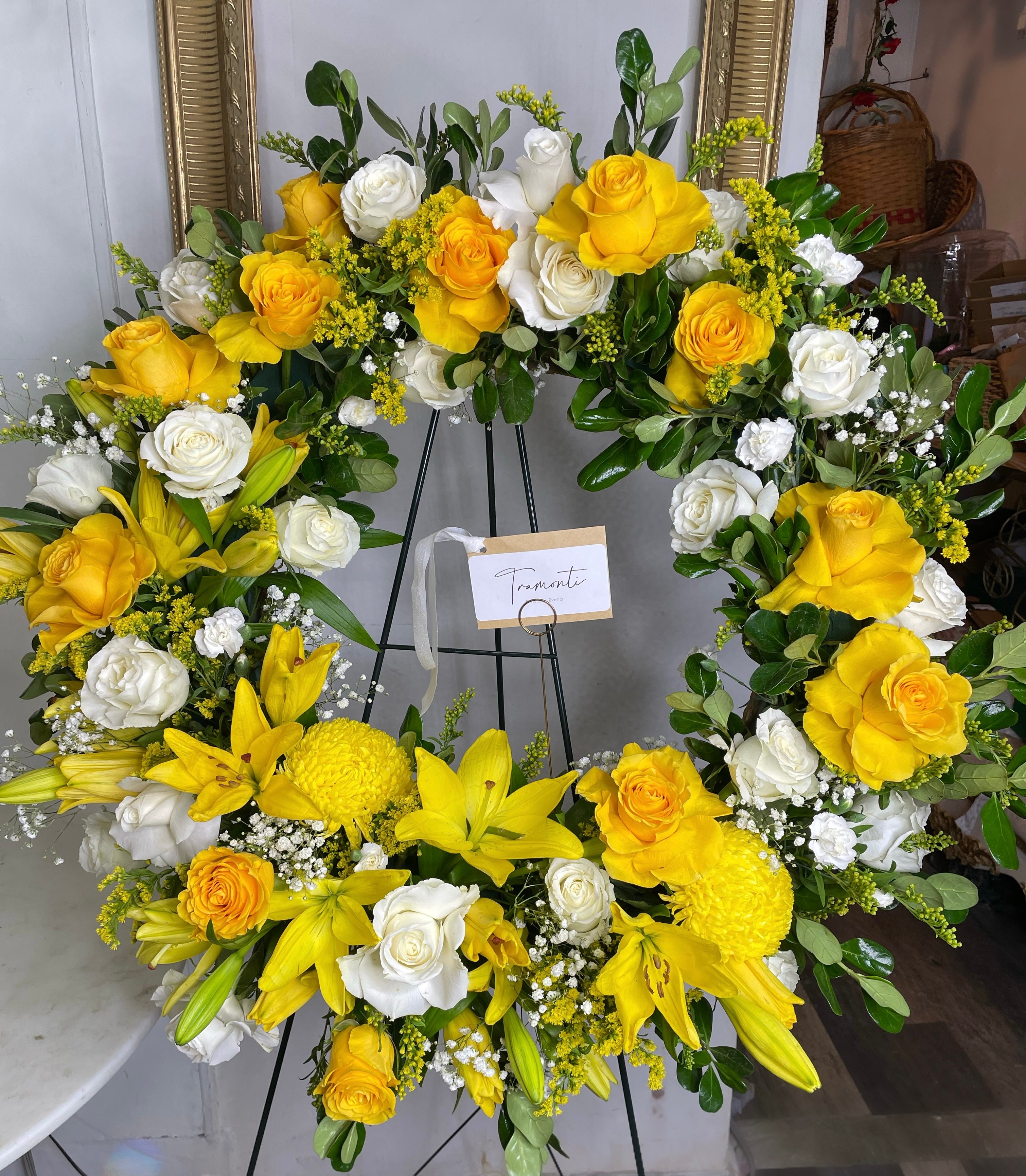 Vibrant Sympathy Wreath
