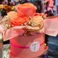 Peach Roses cupcake 8 roses