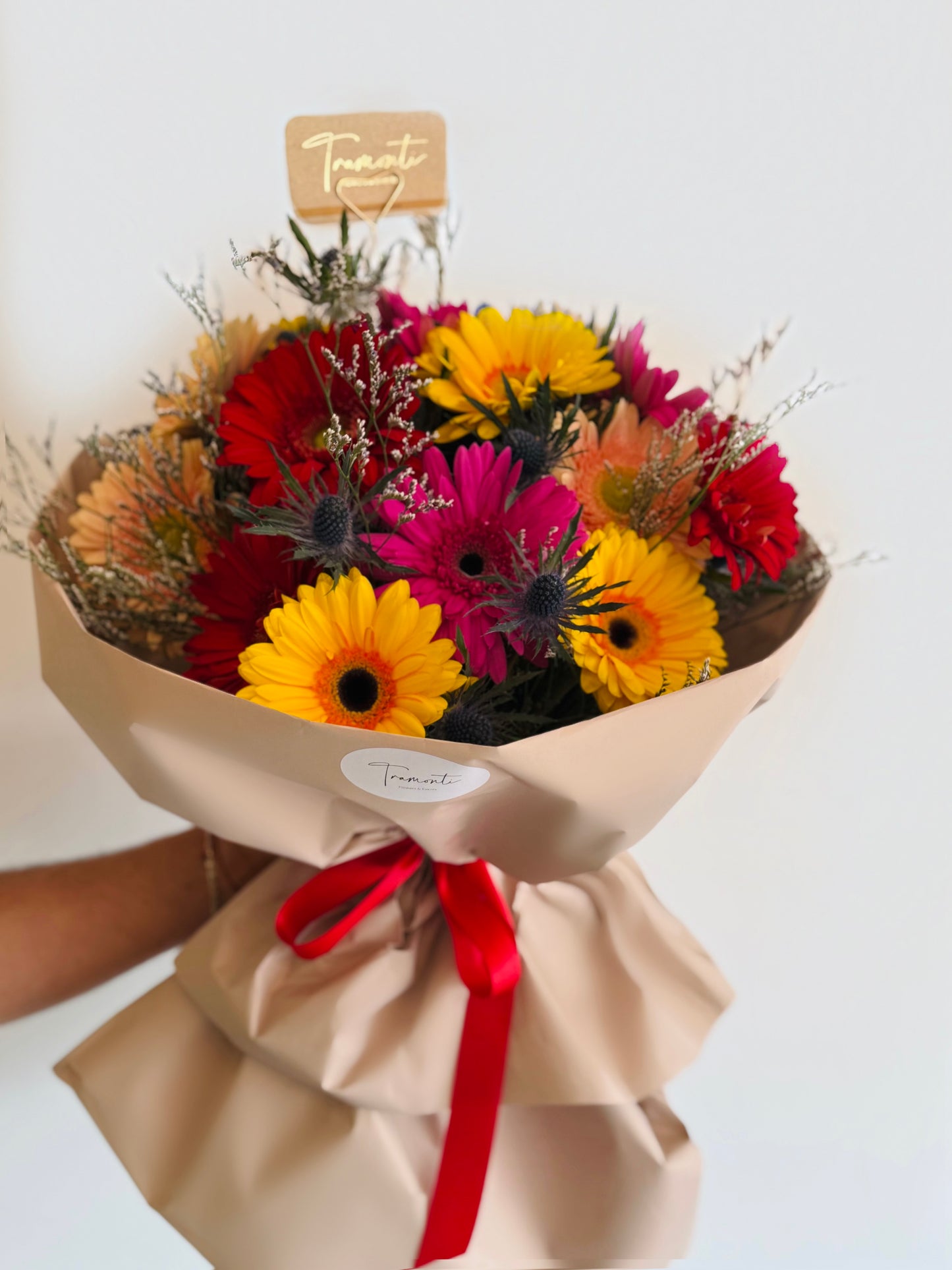 Gerberas in Spring Bouquet
