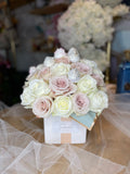 Creamy rose box surprise