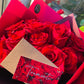 Radiant Red Roses Bouquet 24 roses