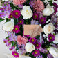 Purple Standing Spray Funeral