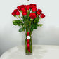 24 Large Red Roses - Tramonti Flowers & Events
