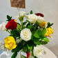 15 mix premium roses - Tramonti Flowers & Events